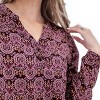 Aventura Clothing Women's Jollie Organic Printed Y-Neck Henley Top - 3 of 4
