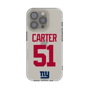 NFL New York Giants Players Game Tactic Clear Cell Phone Case for Apple iPhone - 1 of 4
