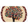 Earth Rugs Tree of Life Round Jute Coaster – 7 Inch Eco-Friendly Rustic Drink Mat - 2 of 3