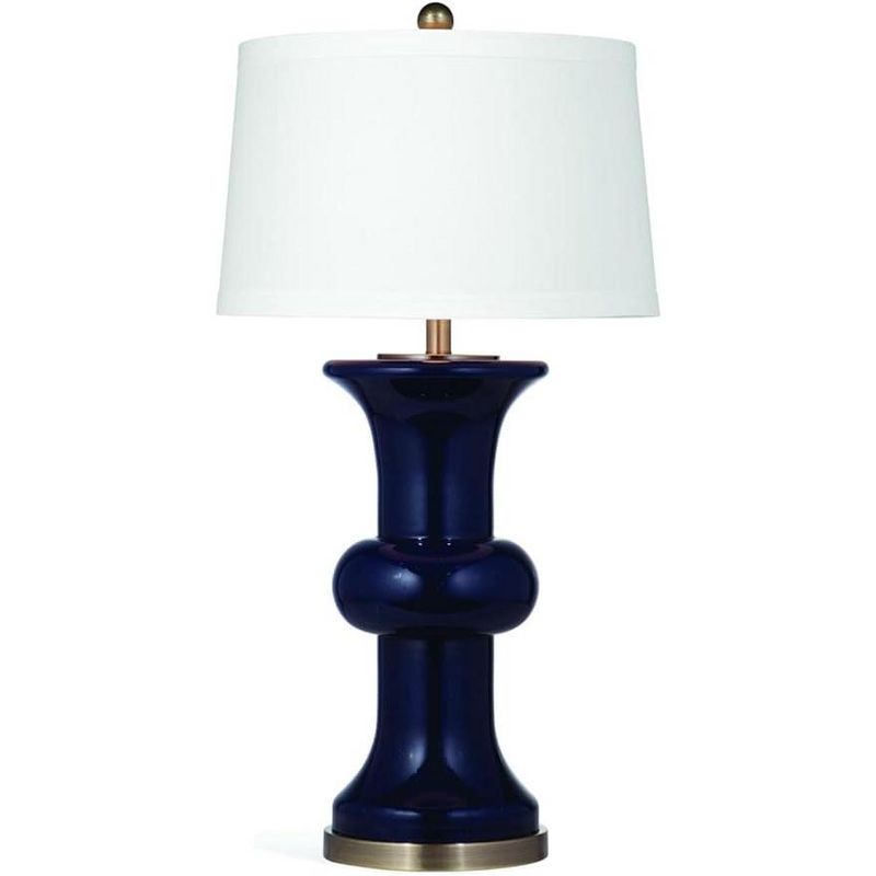 Bassett Mirror Company Vince Table Lamp Blue Navy Blue, 1 of 2