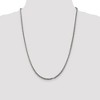 Black Bow Jewelry 3.25mm, Sterling Silver Antiqued Solid Spiga Chain Necklace - 2 of 4