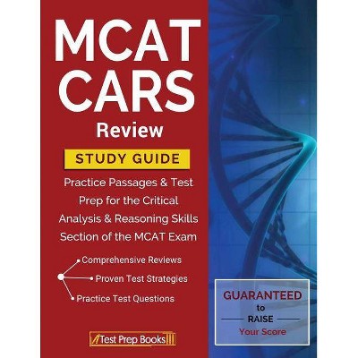 MCAT CARS Review Study Guide - by  Test Prep Books (Paperback)