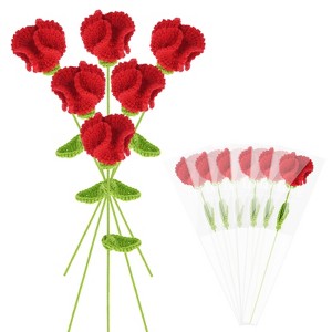 Unique Bargains Handmade Durable Colorful Multipurpose Artificial Flowers - 1 of 4