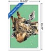 Trends International Snowtap - Giraffe Photobomb Framed Wall Poster Prints - 3 of 4