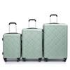 ModernLuxe 8-Piece Hardshell Travel Luggage Set, 20"/24"/28" ABS Suitcases with Spinner Wheels, Portable Handbag, 4 Storage Bags - 2 of 4