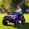 Kids Ride On Truck Car with Remote Control, 12V Battery Powered Electric Car with Spring Suspension, MP3 Player, LED Light, 3 speed for Boys Girls 3+ - 3 of 4