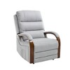 GlasFlength Accent Chairs Modern with Comfortable Seating for Living Room or Lounge Area Gray,36.6”*30”*42.5" - 4 of 4