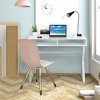 Costway Modern Computer Desk Writing Desk Makeup Vanity Table Storage - 2 of 4