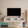 Floating TV Stand Wall Mounted with 16 Color LEDs, 67" Modern TV Stand, Floating TV Cabinet Entertainment Center for 55 60 65 Inch TV - 4 of 4