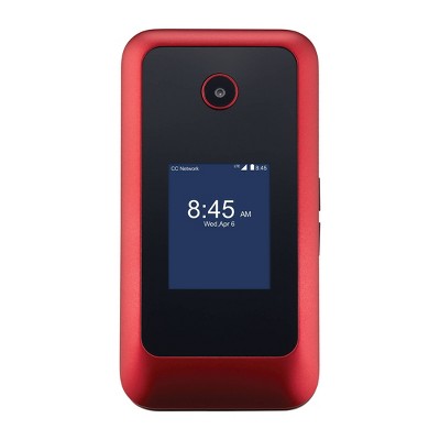 Consumer Cellular Verve Snap (8GB) Flip Phone - Red
