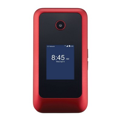 Photo 1 of *NEW** Consumer Cellular Verve Snap (8GB) Flip Phone - Red