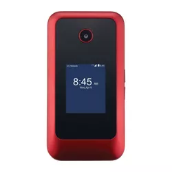 Consumer Cellular Verve Snap (8GB) Flip Phone - Red