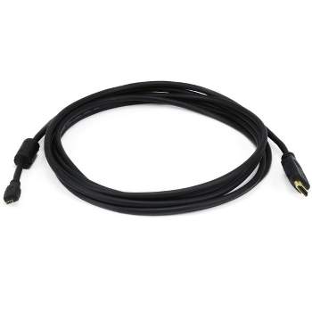 Monoprice Standard HDMI Cable - 6 Feet - Black | With HDMI Micro Connector, 1080i @ 60Hz, 4.95Gbps, 34AWG