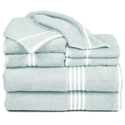 8pc Striped Bath Towel Set - Yorkshire Home