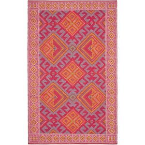 Annie Selke - Dash & Albert Valencia Kilim Spice Handwoven Indoor/Outdoor Rug - 1 of 4