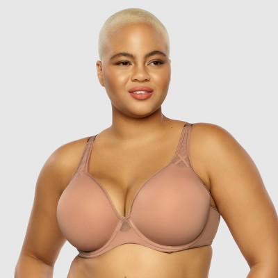 Paramour Arnica Full Figure Bra 34DD Rose Wire Free Med Support