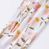 Toddler Girls' Floral Smooth Jersey Snug Fit Union Suit - Cloud Island™ White - 4 of 4