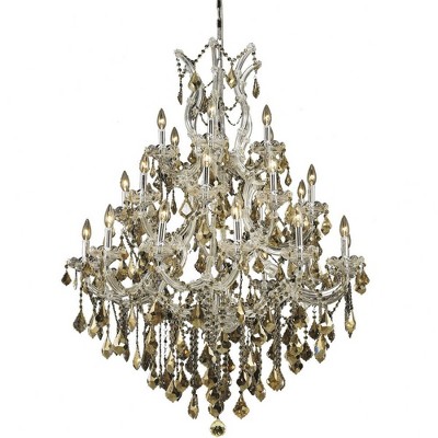 Elegant Lighting Maria Theresa 28 - Light Chandelier in  Chrome