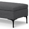 Rebecca Large Coffee Table Storage Ottoman with Lift up Lid - 3 of 4