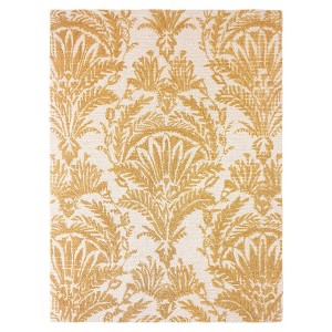 NICOLE MILLER NEW YORK Mod Damask Chambray Handcrafted Area Rug - 1 of 4