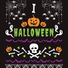 Men's Design By Humans Halloween Lover Ugly Sweater By machmigo T-Shirt - 2 of 4