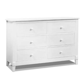 Sorelle Berkley 6 Drawer Double Dresser - White