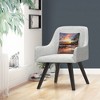 Pierre Leclerc' 16 X 16 Decorative Throw Pillow by Trademark Fine Art - 3 of 4