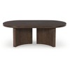 Signature Design by Ashley Korestone Mid-Century Oval Coffee Table, Dark Brown - image 3 of 4