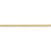 Black Bow Jewelry 2mm 10k Yellow Gold Solid Franco Chain Bracelet - 2 of 4