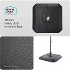 Home Zone Living 168lb Offset Cantilever Fillable Patio Umbrella Base Stand, 18in, Pole Holder, Water, Sand, Fits Poles Up to 1.9”(48mm) Diameter - 2 of 4