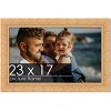 PosterPalooza | 23x17 Modern Bamboo Picture Frame, UV Acrylic, 5 Finishes - 2 of 4