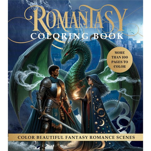 Romantasy Coloring Book - By Editors Of Chartwell Books (paperback ...