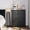 Nasitip 5 Drawer Dresser for Bedroom, Wood Dresser Organizer with Deep Space, Storage Cabinet for Entryway, Hallway, Home Office - 4 of 4