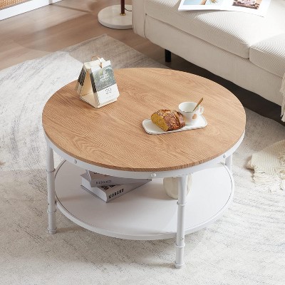 white natural wood