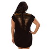 Women's Plus Size Jersey Cut Out Cover Up Dress - Always for Me - 2 of 3