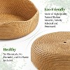 Aoibox Rattan Bread Basket Set of 3, Hand Woven Round Fruit Baskets for Serving, Picnic Basket, Wicker Storage for Living Room Kitchen in Honey Brown - 4 of 4