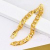 RMZ Gold NYC 14K Gold Plated Cuban Link Bracelet – 8" for Men & Women - 2 of 3