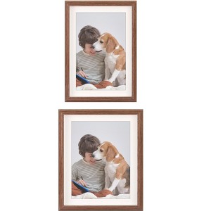 REGALWOVEN Wedding Home Decor Art Modern Picture Frames for Wall Hanging or Tabletop Display 2 Pcs - 1 of 4