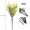 Unique Bargains Artificial Plastic Lavender Flowers Shrubs for Indoor Outdoor - 2 of 4