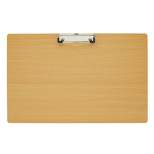 Juvale Extra Large Wooden Clipboard for Drawing, 11x17.3 Inch Horizontal Wood Lap Board with Clip