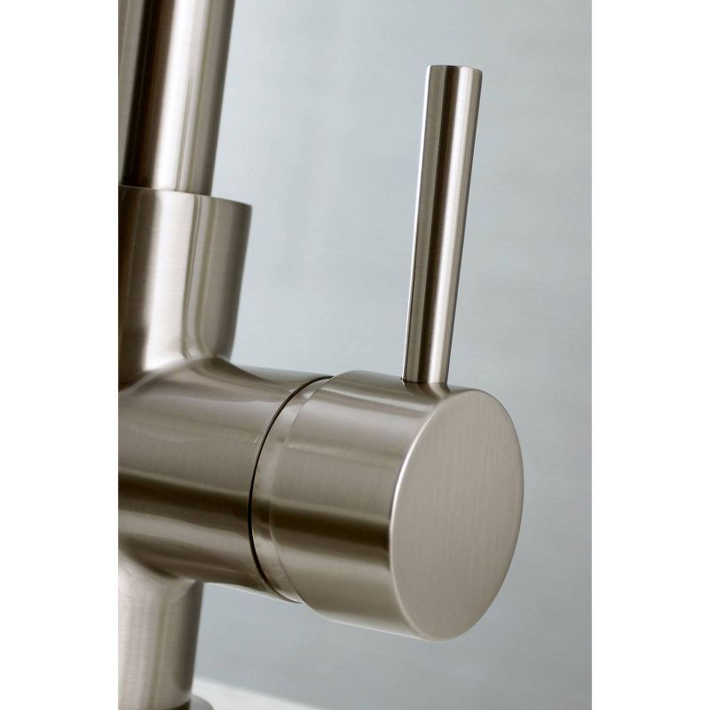 Gourmetier Single Handle Faucet with Pull Down Spout Satin Nickel - Kingston Brass, 6 of 9