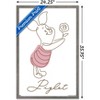 Trends International Disney Simple Moments Line Art - Piglet Framed Wall Poster Prints - 3 of 4