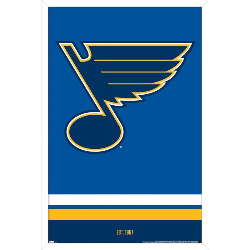Trends International NHL St. Louis Blues - Logo 21 Framed Wall Poster Prints, 1 of 7