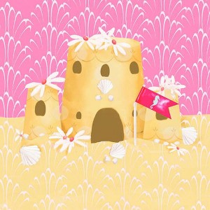 Oopsy Daisy's Sweet Sandcastle Canvas Wall Art - Size 10x10 - 1 of 1
