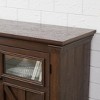 Sapphtopaz TV Stand Farmhouse Entertainment Center for TVs Up to 69" with 2 Cabinets Entryway Table with 3 Layers Open Shelf for Living Room - 2 of 4