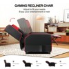 GTRACING Gaming Recliner Chair for Living Room, Racing Style Single PU Leather Gaming Sofa for Adults, Modern Home Theater Seating - 4 of 4