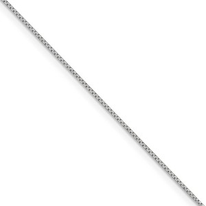 Black Bow Jewelry 0.6mm, Sterling Silver D/C Octagon Mirror Box Chain Necklace - 1 of 4