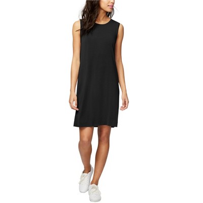 Rachel Roy Womens Tencel Draped Back Fit & Flare Dress