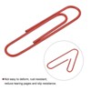 Unique Bargains Medium Metal Prevent Tearing Pages Home Office Paper Clip 100 Pcs - 4 of 4