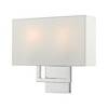 Livex Lighting Pierson 2 - Light Wall Light in  Polished Chrome - 4 of 4